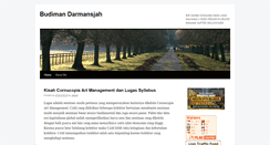 Desktop Screenshot of budimandarmansjah.com